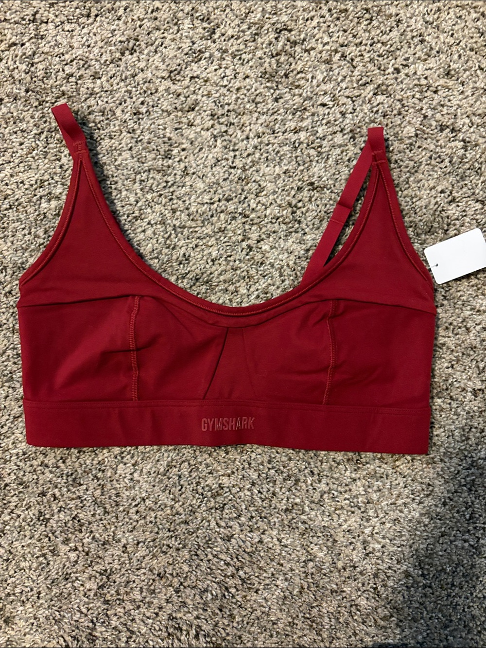 Gymshark Seamless Sports Bra in Burgundy